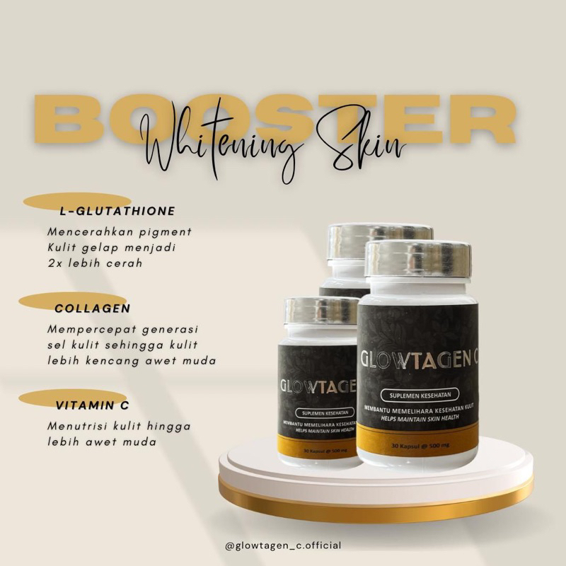 GLOWTAGEN C BPOM 1000% ORIGINAL | ex GLULAGEN by Jasman Solah