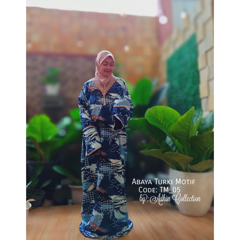 Mukena terbaru/Abaya treveling ( abaya turki motif) by Adhin collection