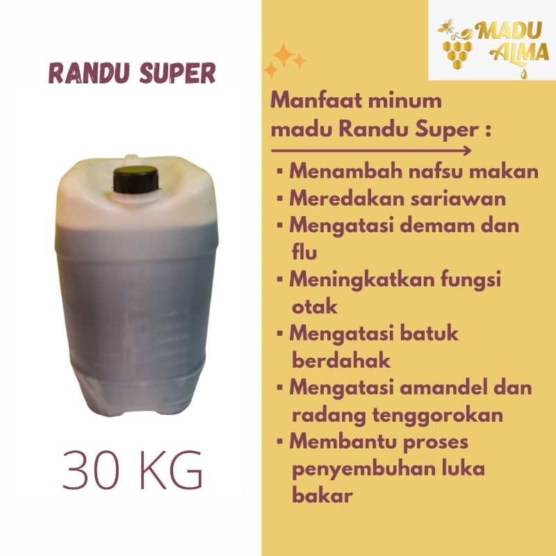 

MADU ASLI 30 KG | MADU MURNI | MADU ALAMI | MADU ALMA | MADU PREMIUM | MADU SUPER