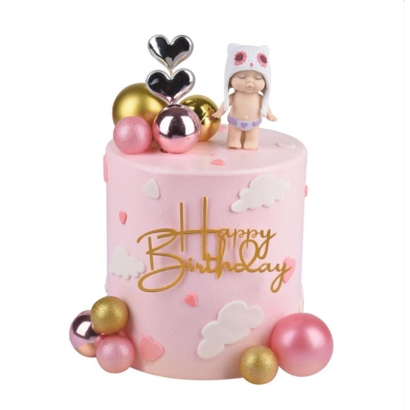 

Baby Birthday Pink Cake 15cm Holland Bakery