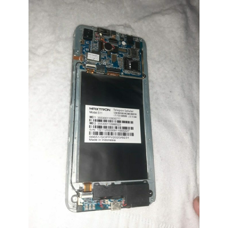 Mesin Maxtron S11 Idup normal + tulangan tinggal naik LCD