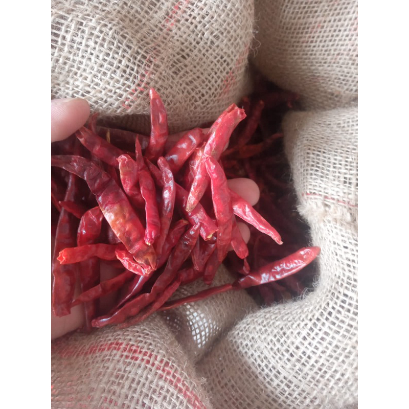 Cabe Merah Rawit Teja Import Asli 100Gram Dijamin Fresh dan Merah