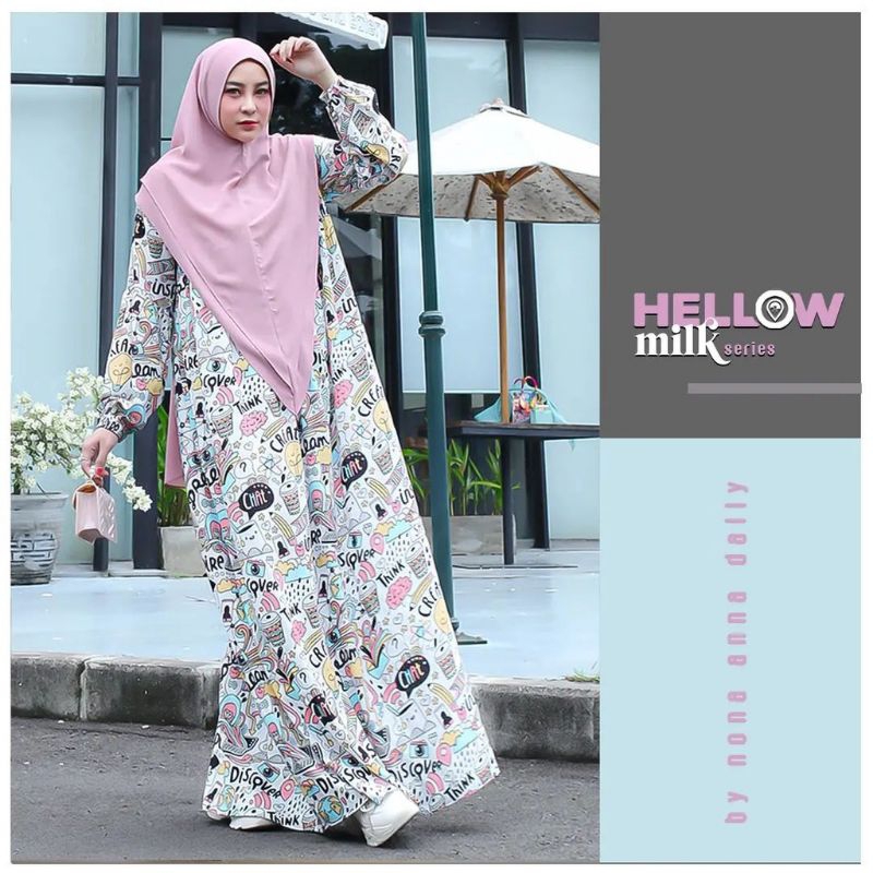 Gamis Rayon by Nona Anna/Gamis Motif