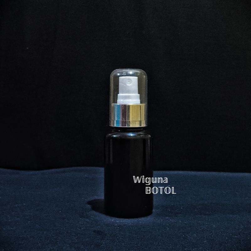 BOTOL SPRAY 70 ML TUBULAR FULL CAP SILVER