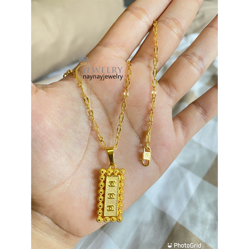 Kalung Cabe 2 suku cenul panjang / 45cm warna 24k