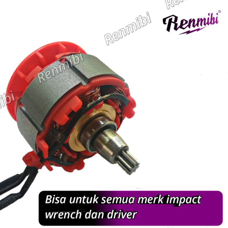 Dinamo Impact Wrench cordless baterai Dynamo motor Driver Brushless impak bisa buat jld tool dan banyak merk lagi