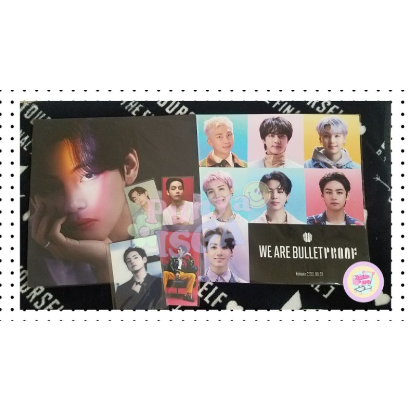 Proof Collector Taehyung set dan POB Poster