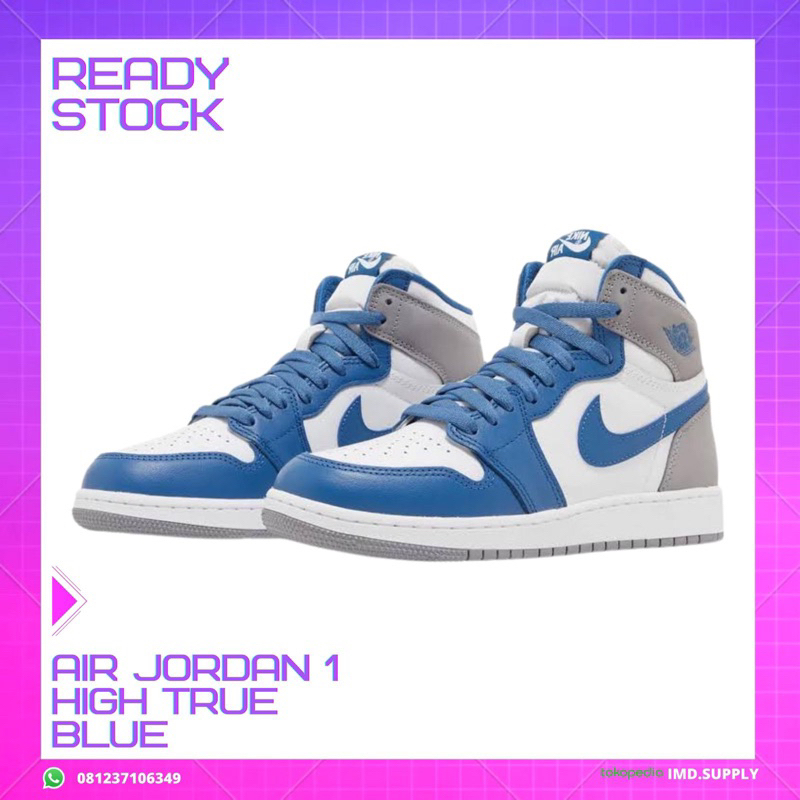 AIR JORDAN 1 HIGH TRUE BLUE GS