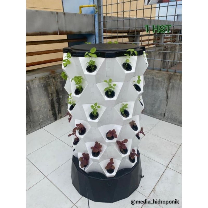 hidroponik vertikal tower 8 layers