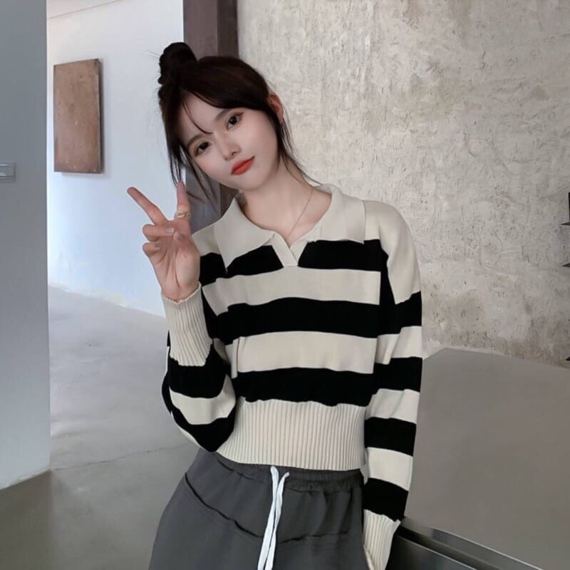 Sweater Rajut Valencia/Sweater Blaster/Atasan Wanita/Blouse Wanita/Blouse Korean Style/Sweater Crop Top/Sweater Lengan