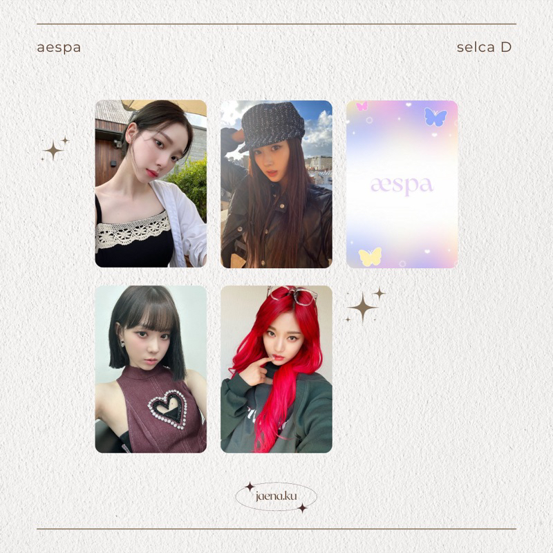 [AESPA] PHOTOCARD SELCA #8 AESPA UNOFFICIAL