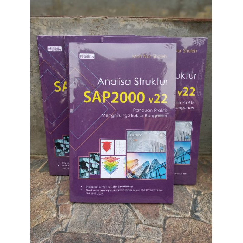 [BEST SELLER] Buku Teknik Sipil Analisa Struktur SAP2000 v22 (Edisi Revisi 2023)