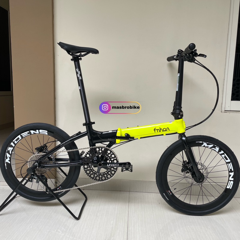 fnhon blast 1 x 10 speed fullbike 20 451 discbrake sepeda lipat new rakit termurah not troy
