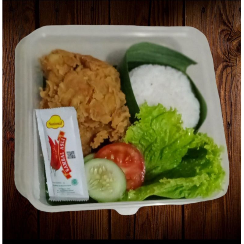 

Paket Nasi Kentucky Box Plastik Dapoer Valid