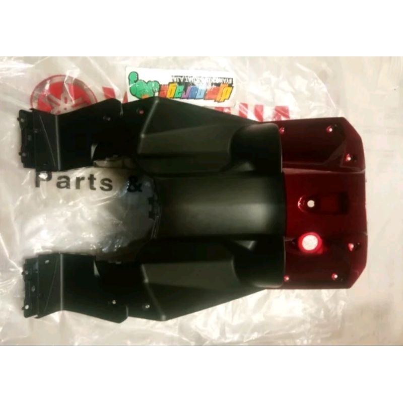 dek kontak Nouvo Z merah maron cover kontak Nouvo Z merah marun original yamaha legshild kontak Nouv