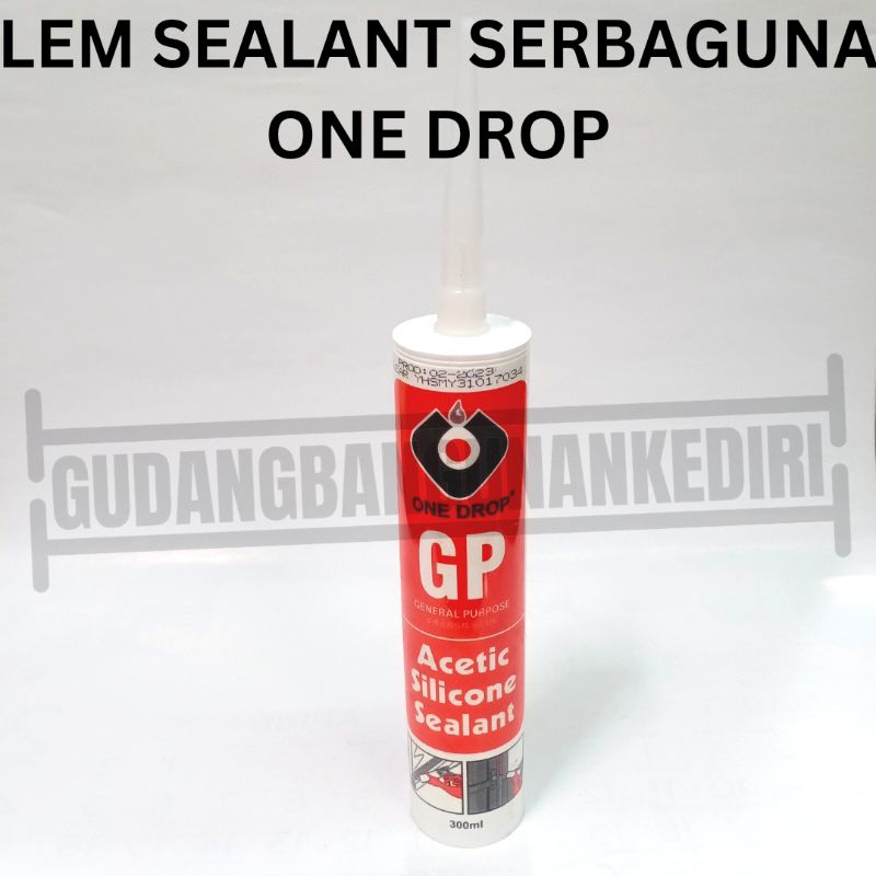 Lem Kaca Lem Sealant botol silikon one drop serbaguna general purpose