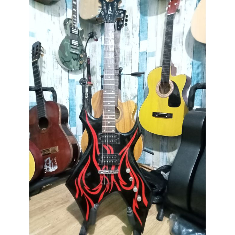 OLSHOP BANJARMASIN - GITAR ELEKTRIK ORIGINAL BC.RICH X6-SR bening normal mantap