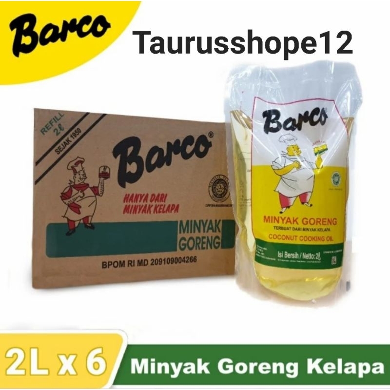 

Minyak Kelapa Barco Refill 2L (1dus isi 6)