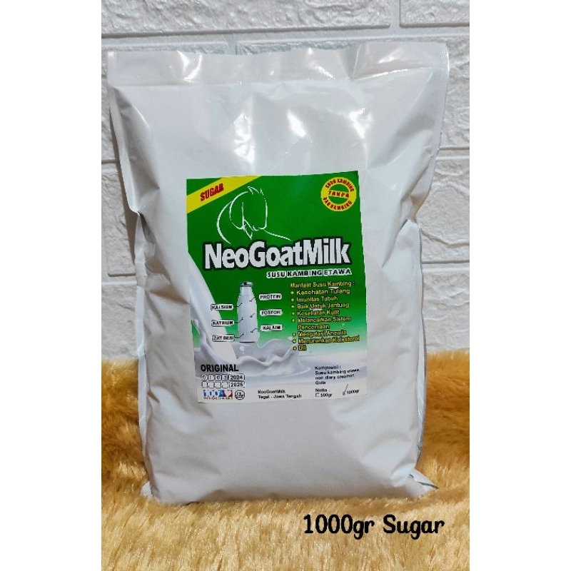 

NeoGoatMilk Susu Kambing Etawa Bubuk // Variant Sugar // Original Grade Premium // 1000gr