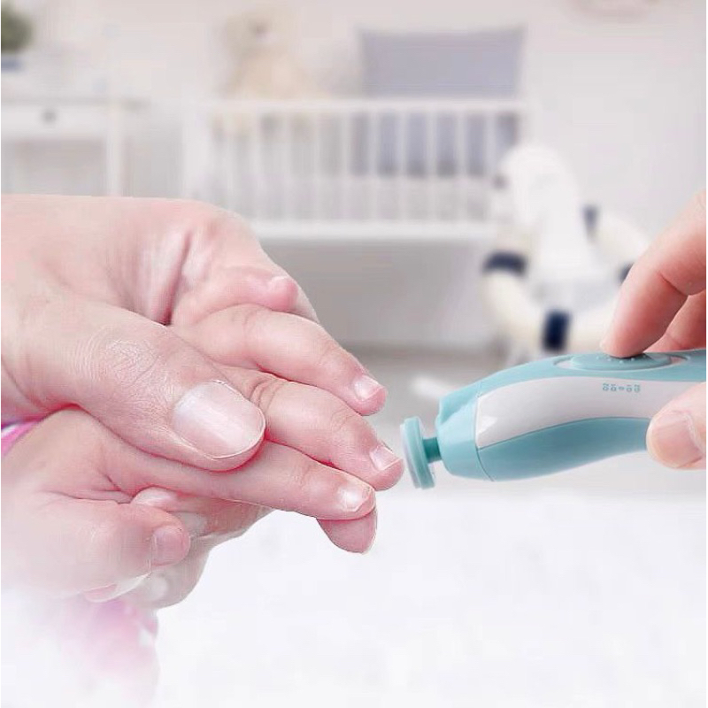 BABY NAIL TRIMMER SET 6 IN 1 / GUNTING KUKU BAYI ELEKTRIK / ALAT PERLENGKAPAN PEMOTONG KUKU BAYI JRW0159