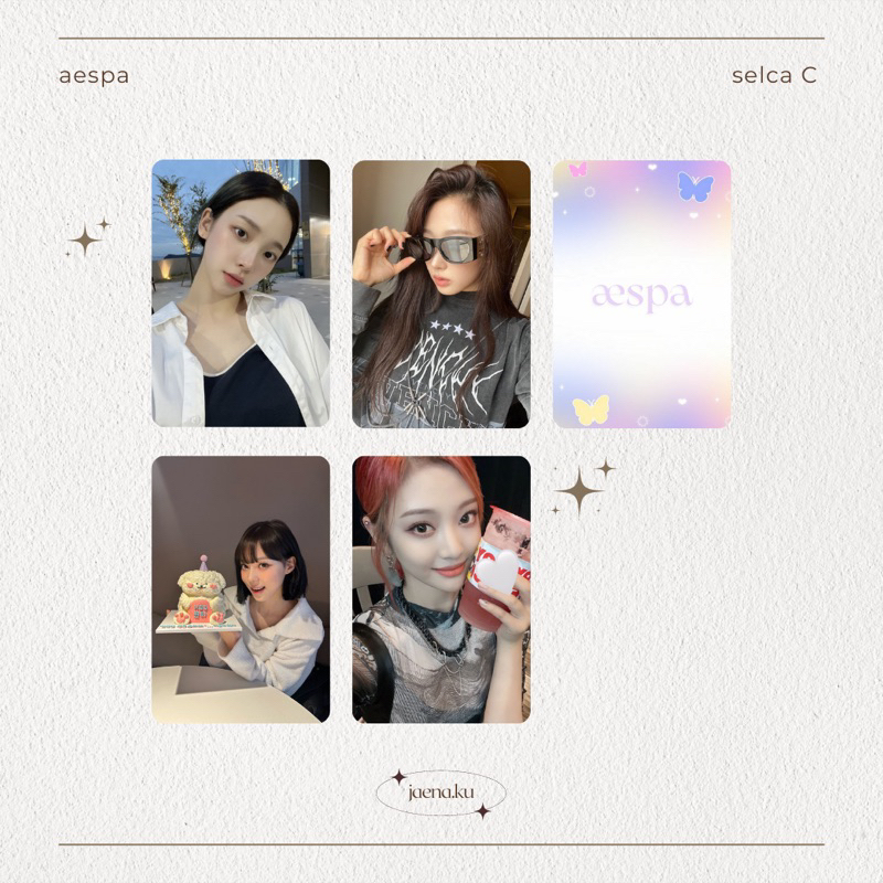 [AESPA] PHOTOCARD SELCA #8 AESPA UNOFFICIAL