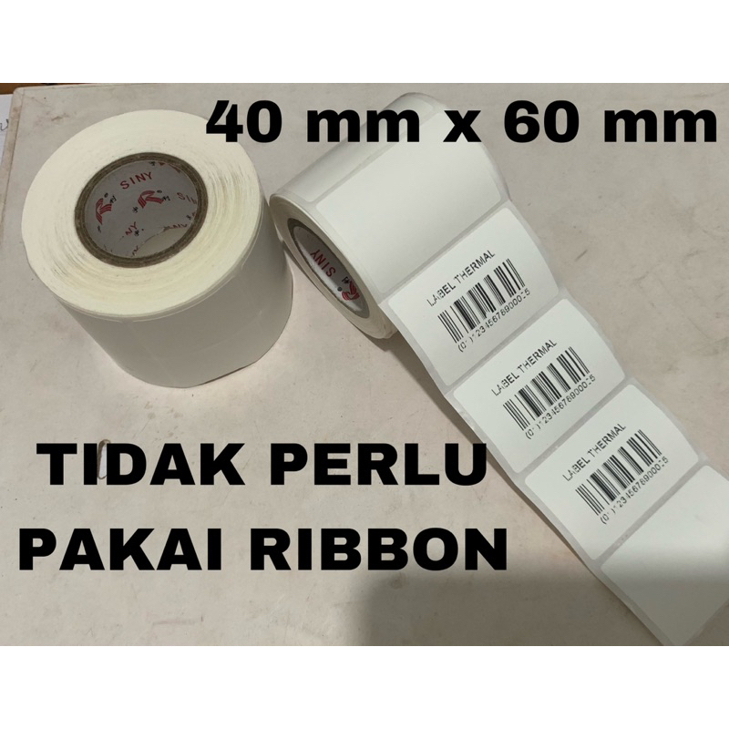 

LABEL THERMAL 40x60 mm