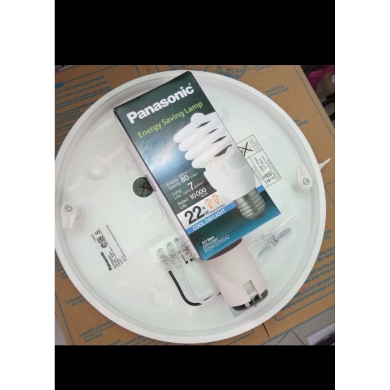 kap baret panasonic outbow plafon ceiling light