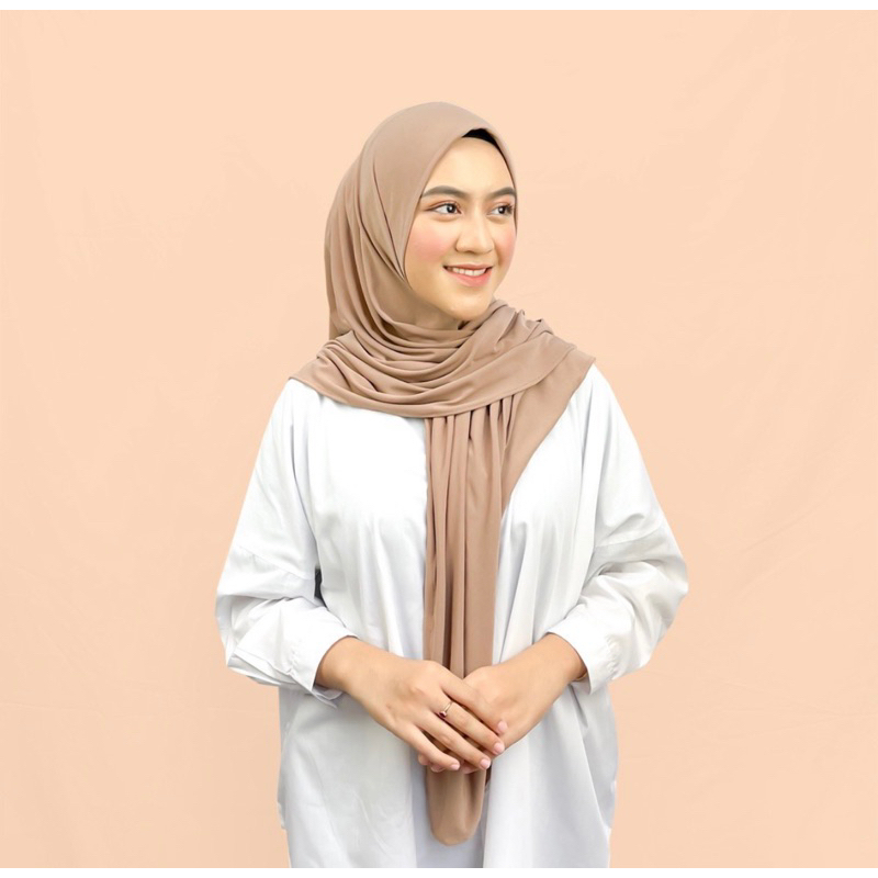 Hijab Segitiga Instan Jersey Malay