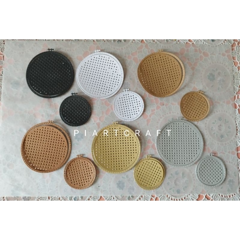 

Frame Embroidery Bulat (6 pcs) - dies cut / cut dies DIY Scrapbook /Journal vintage /album / frame foto