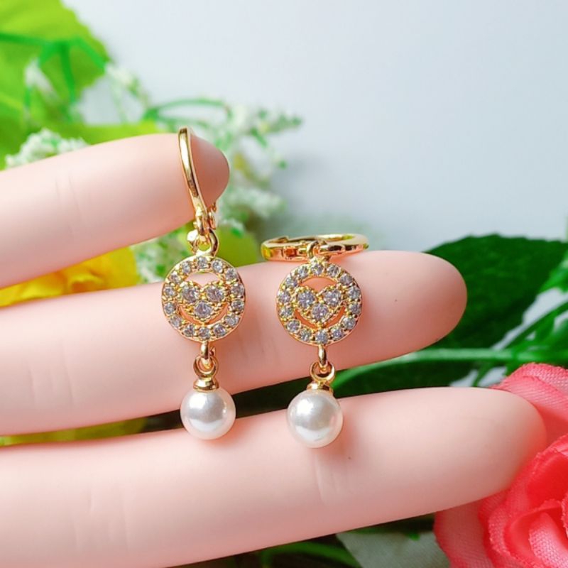 Grosir 12 Pasang Anting Mutiara Xuping 02