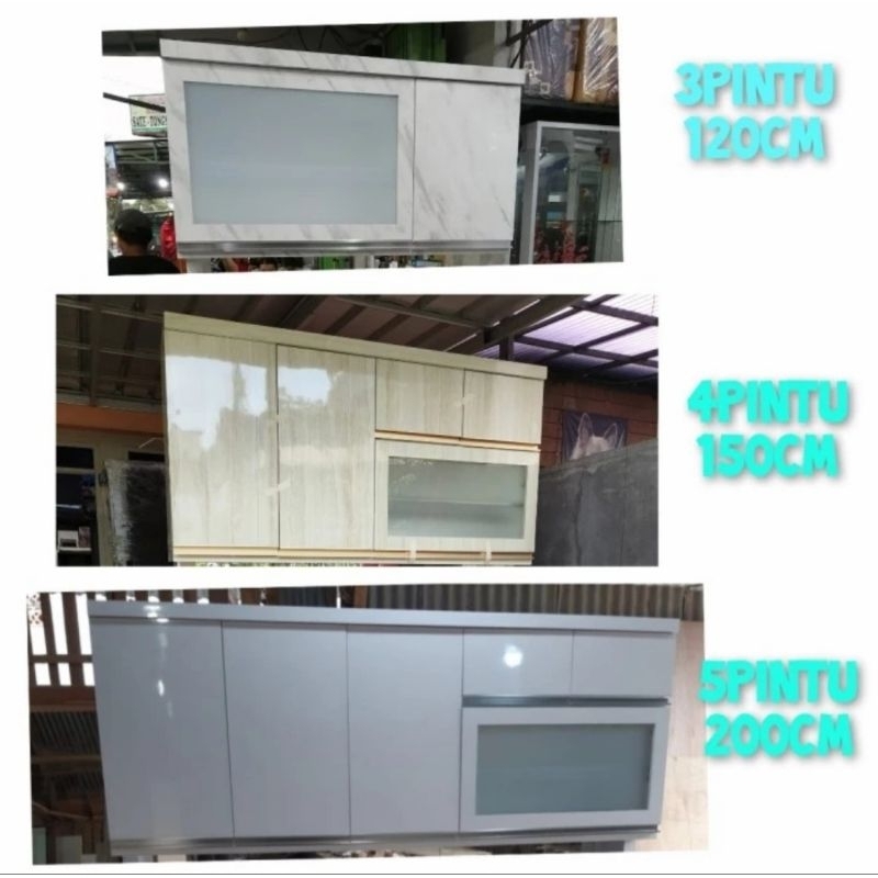 kitchen set atas minimalis multiplex HPL