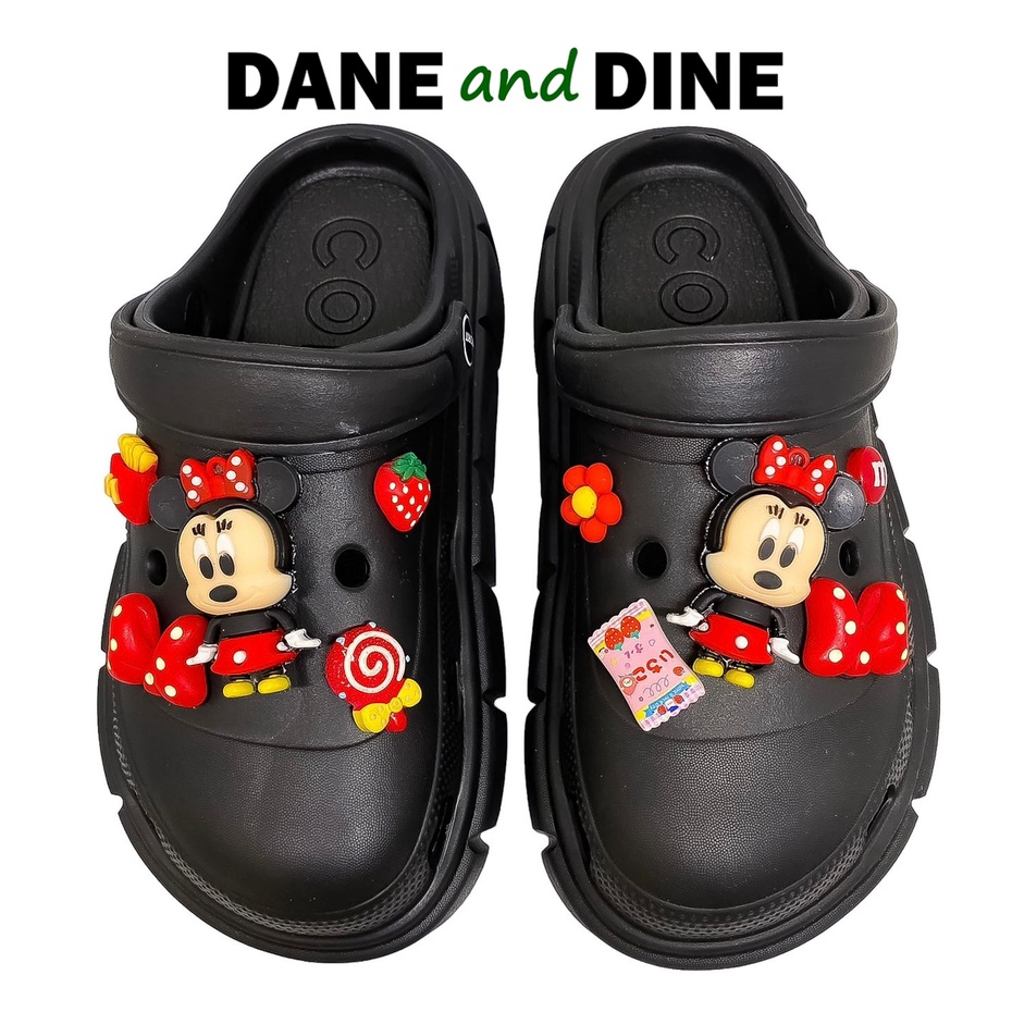 TERMURAH Wedges Wanita EVA 6cm PREMIUM MICKEY Dane and Dine W77