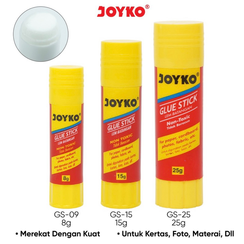 

Glue Stick Lem Kertas Batang JOYKO GS-09 ~ 25