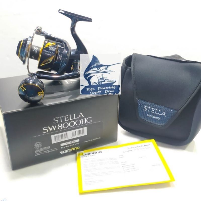 Reel Shimano Stella SW 8000HG New Stella 2019 Best Seller-Stella SW8000HG BEST SELLER TERMURAH