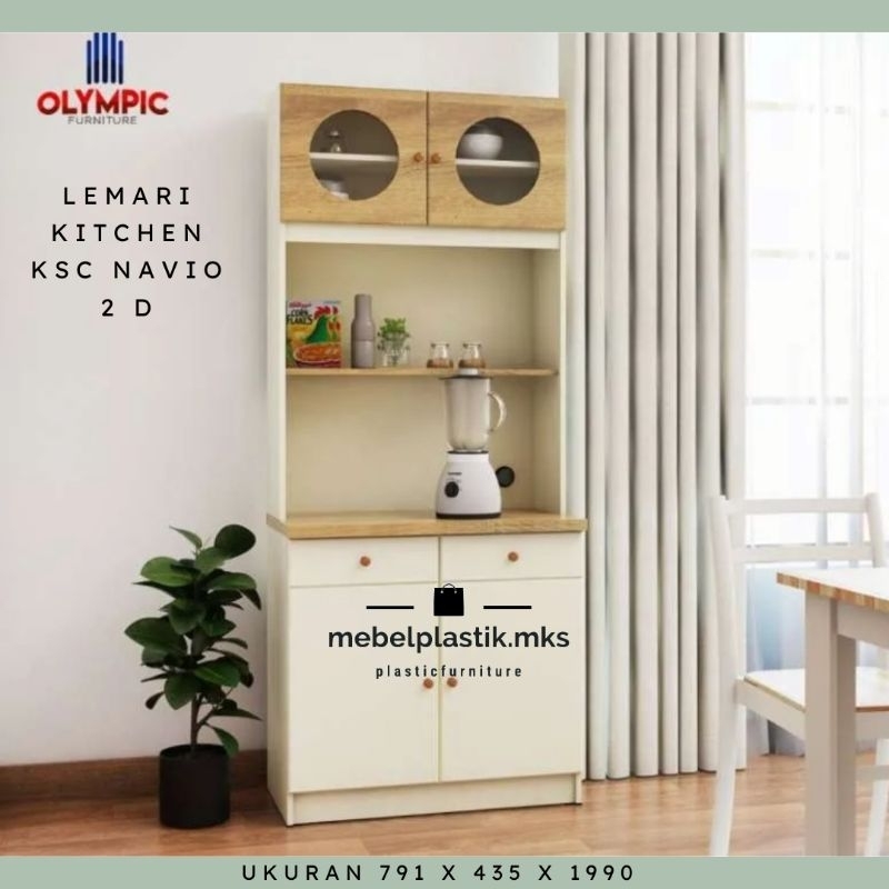 Lemari Set Rak Dapur Kitchen  KSC Navio 2D olympic