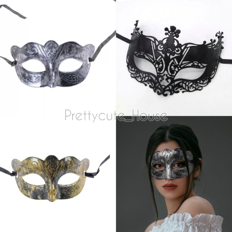 Topeng Pesta Masquerade Party Mask Pria Wanita Halloween