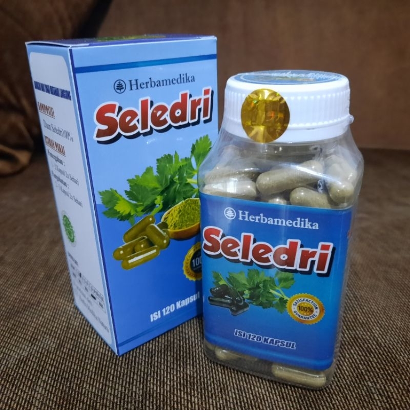 PROMO KAPSUL DAUN SELEDRI HERBAMEDIKA 120 KAPSUL ALAMI