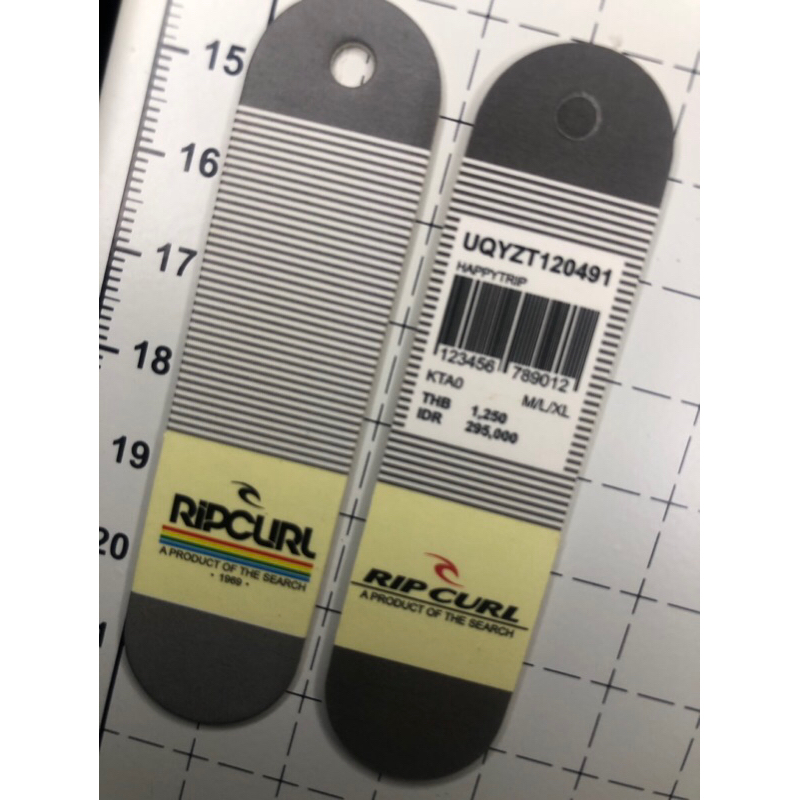 

RIPCURL PRICE TAG BARCODE SUPER PREMIUM CO 1X DI KIRIM 600PCS
