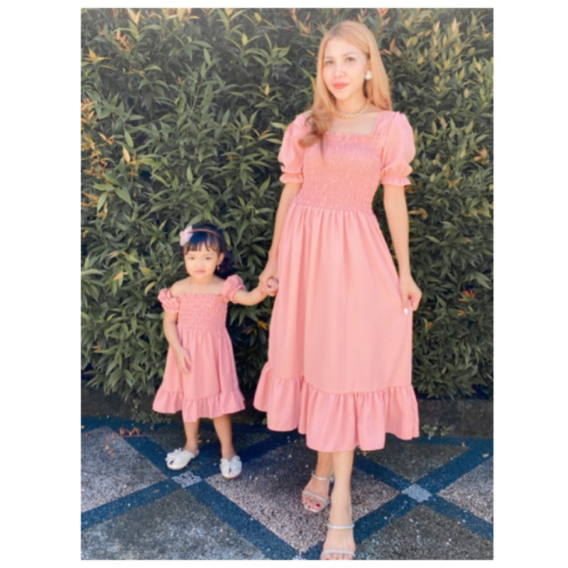 Aurora’s - Kiara Couple Dress | Dress Ibu dan Anak | Dress Natal