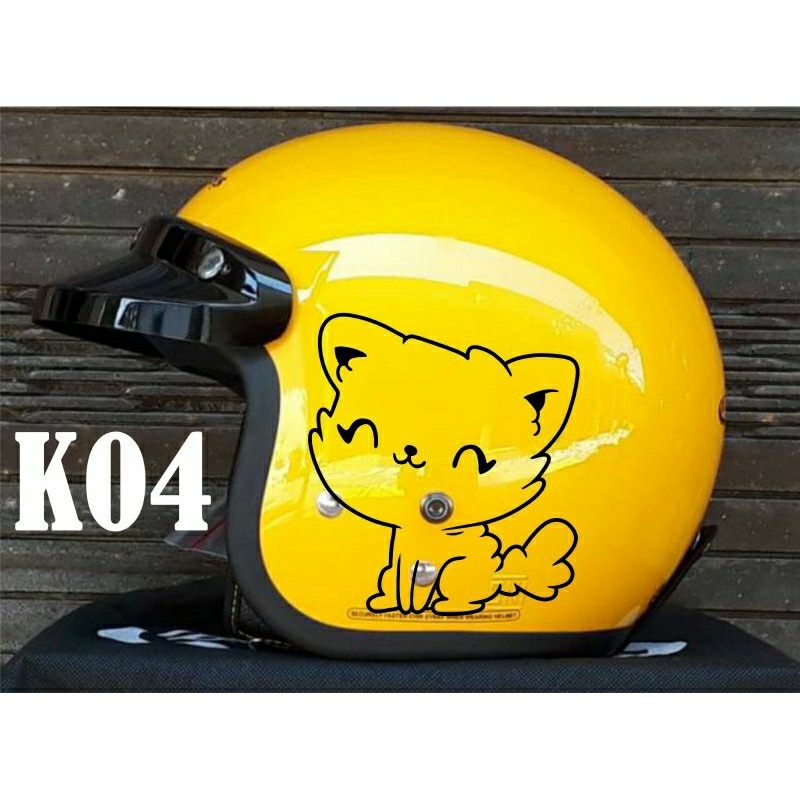 Sticker Helm Bogo Mochi terlucu
