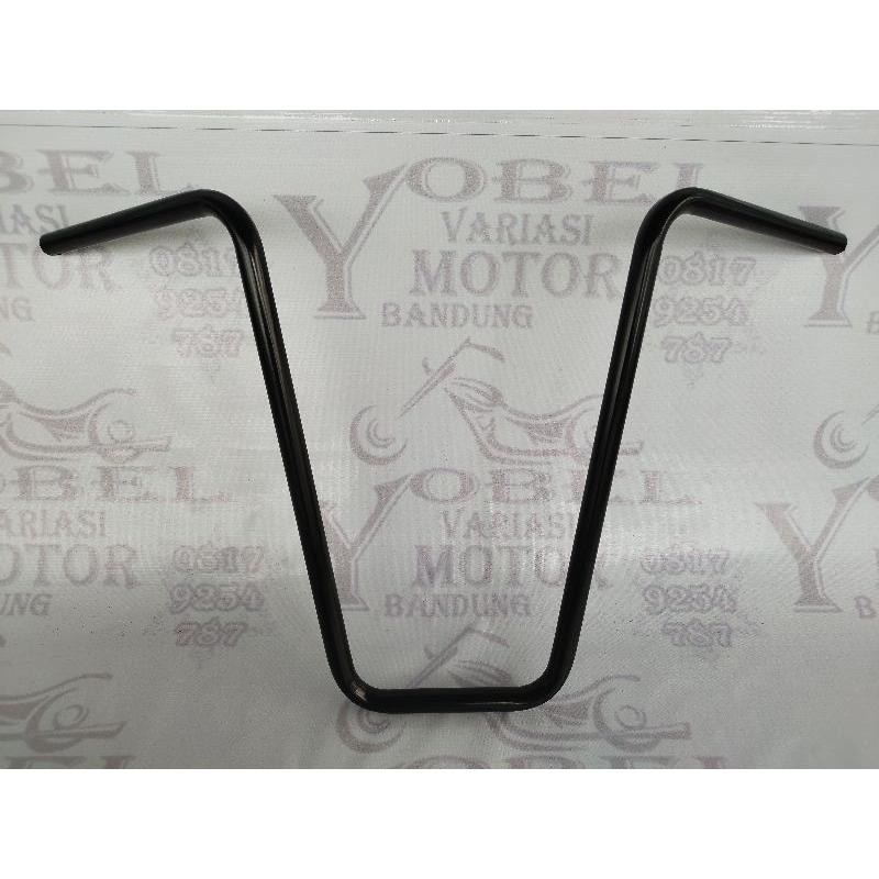 STANG STIR MOTOR CUSTOM LOWRIDER HANDLEBAR UNIVERSAL HITAM