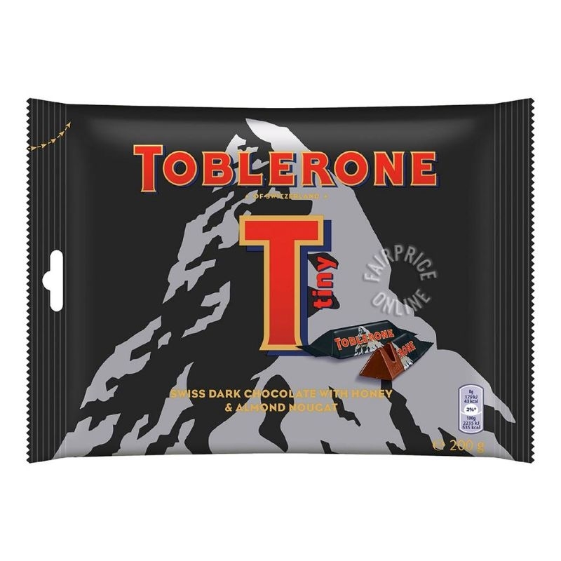 

COKLAT Toblerone Swiss Milk Chocolate with Honey and Almond Nougat FROM SINGAPORE. ORIGINAL