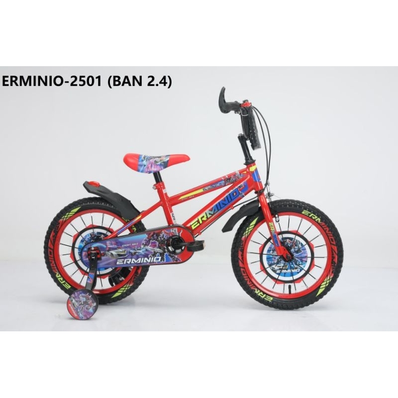 Sepeda anak Bmx 12&quot;inch Ban Pompa sesuai dipajang 3 sd 5 tahun