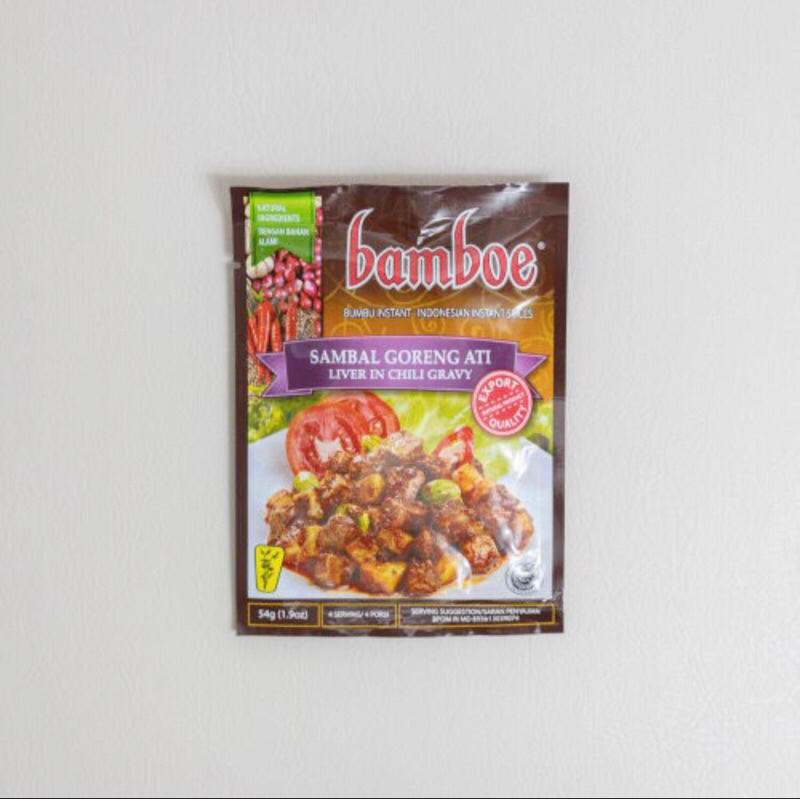 

Bamboe Bumbu instan Sambal Goreng ati