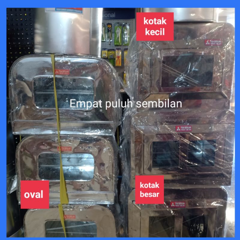 Oven kompor / instant saja oven oval / dandang kukus / dandang stenlis / dandang aluminium / oven ma