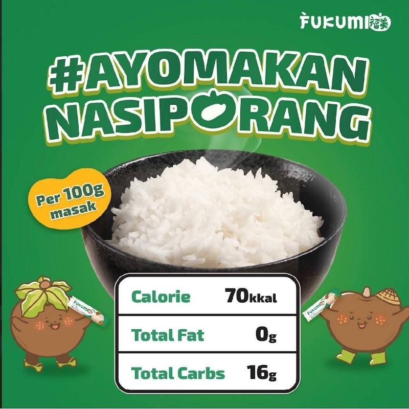 

Fukumi Beras Porang Box Sachet and Pouch - Shirataki / konjac Rice