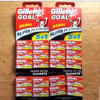 NEW ORIGINAL PISAU SILET GOAL - GILLETTE GOAL SUPER PLATINUM - BISA COD