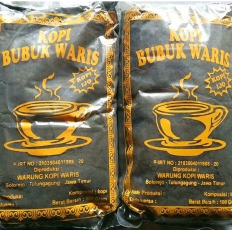 

Kopi Ijo Waris 100gram Khas Tulungangung