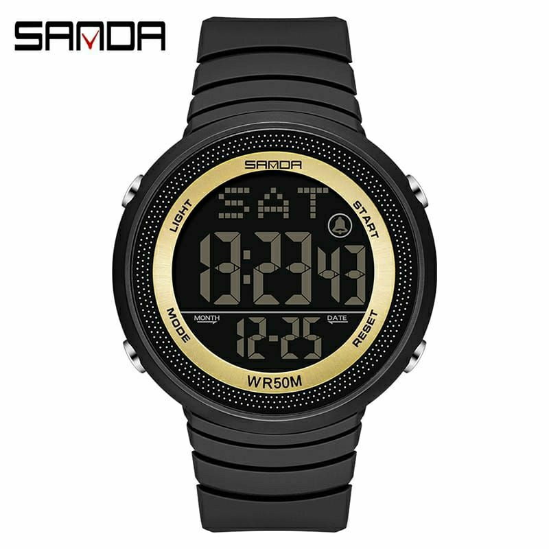 TERVIRAL JAM TANGAN SANDA 6022 Jam Tangan Wanita Analog Sport Tali Rubber Anti Air