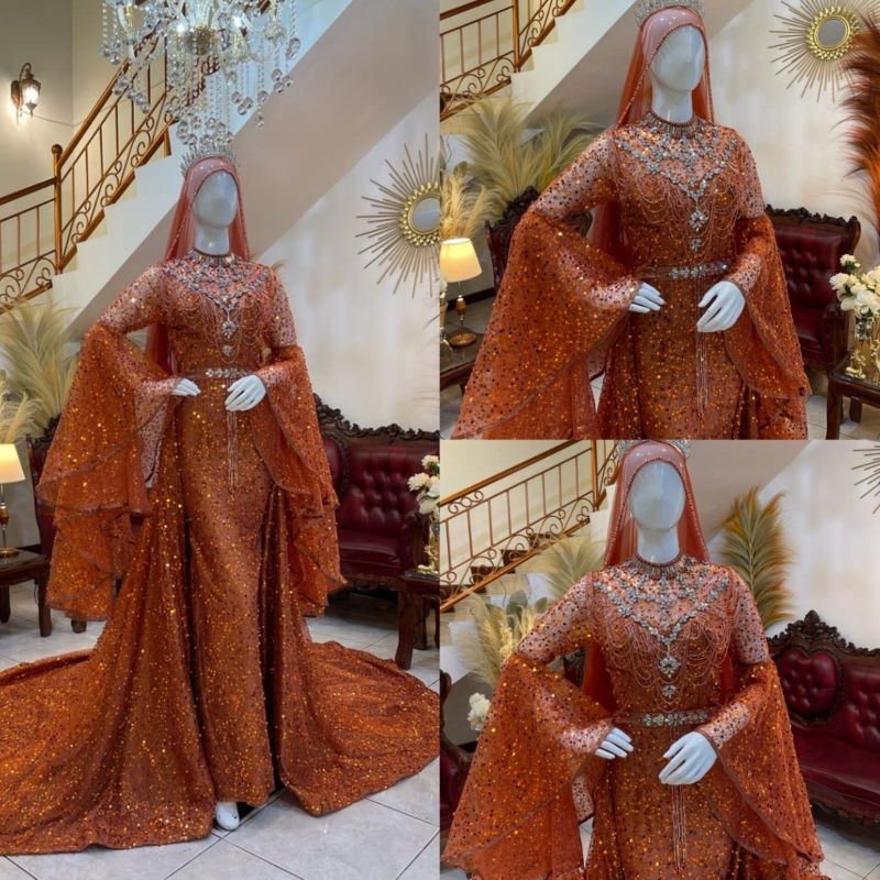 Gaun pengantin span premium/Wedding dress
